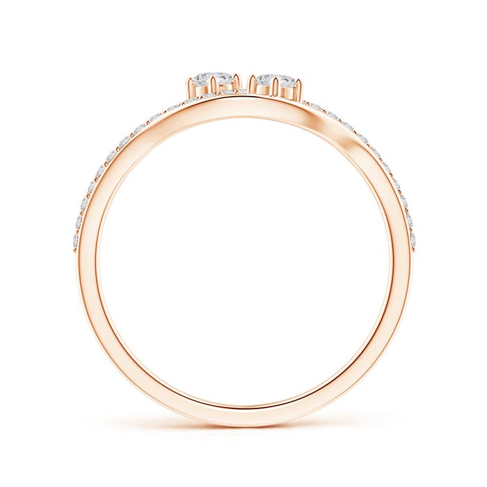 H, SI2 / 0.27 CT / 14 KT Rose Gold