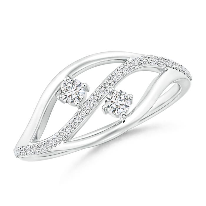 H, SI2 / 0.27 CT / 14 KT White Gold