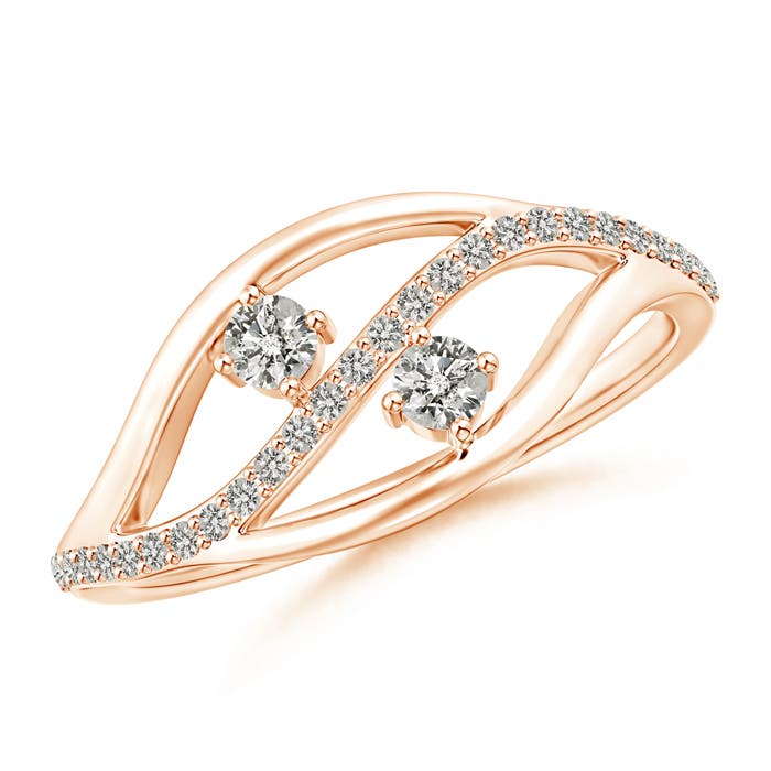 K, I3 / 0.27 CT / 14 KT Rose Gold