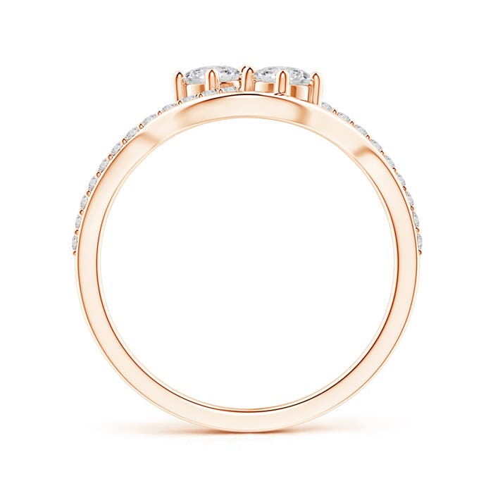 H, SI2 / 0.47 CT / 14 KT Rose Gold