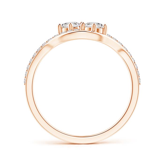 I-J, I1-I2 / 0.47 CT / 14 KT Rose Gold