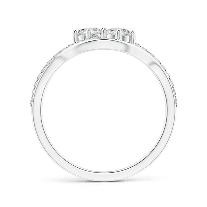 I-J, I1-I2 / 0.47 CT / 14 KT White Gold