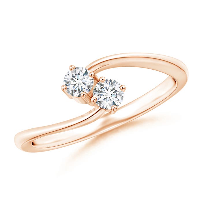 G, VS2 / 0.25 CT / 14 KT Rose Gold