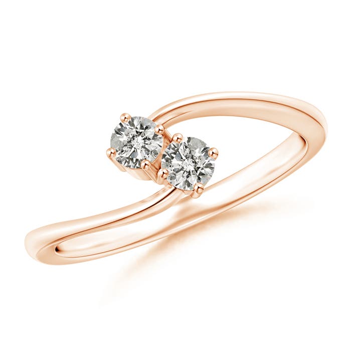 K, I3 / 0.25 CT / 14 KT Rose Gold