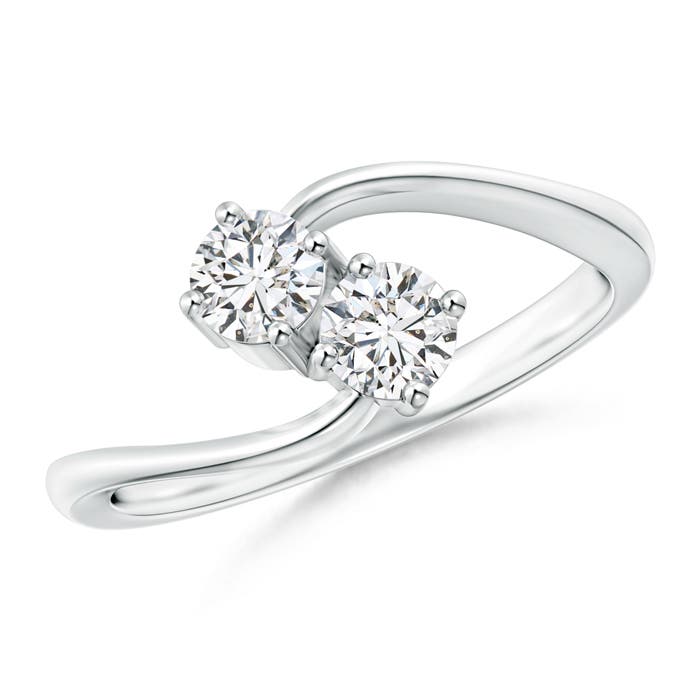 H, SI2 / 0.5 CT / 14 KT White Gold