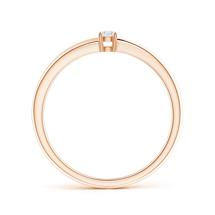 2.4mm GVS2 2-Stone Diamond Anniversary Ring in Prong Setting in Rose Gold side-1