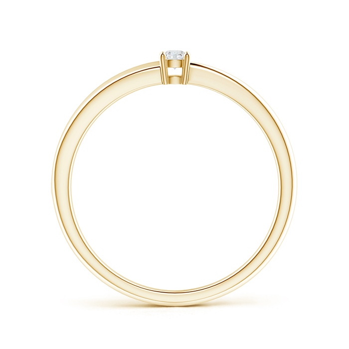 2.4mm GVS2 2-Stone Diamond Anniversary Ring in Prong Setting in Yellow Gold side-1