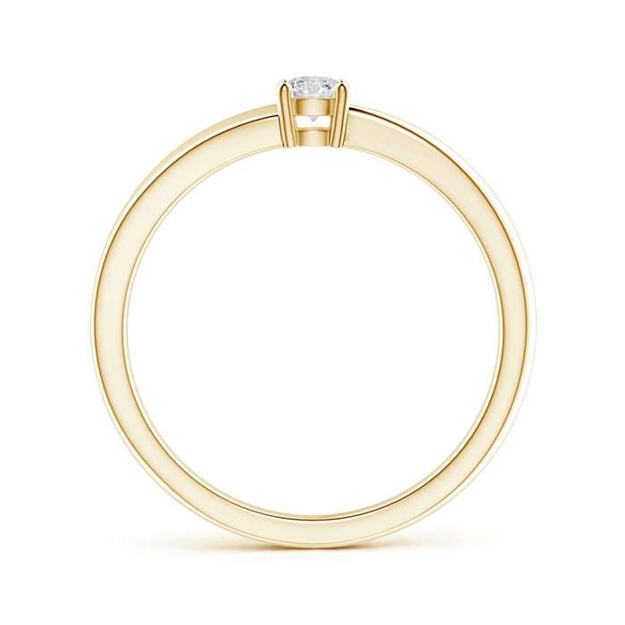 3.2mm HSI2 2-Stone Diamond Anniversary Ring in Prong Setting in Yellow Gold side-1