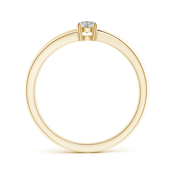 3.2mm KI3 2-Stone Diamond Anniversary Ring in Prong Setting in Yellow Gold side-1