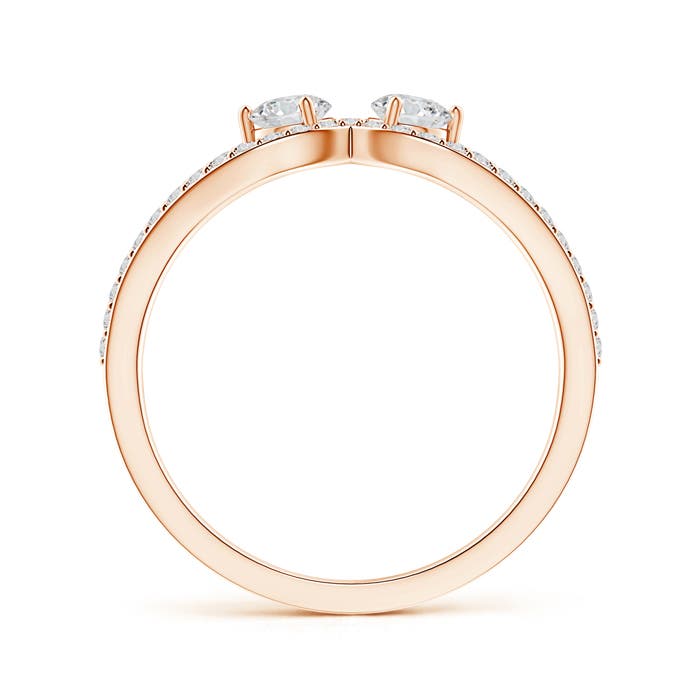 H, SI2 / 0.59 CT / 14 KT Rose Gold