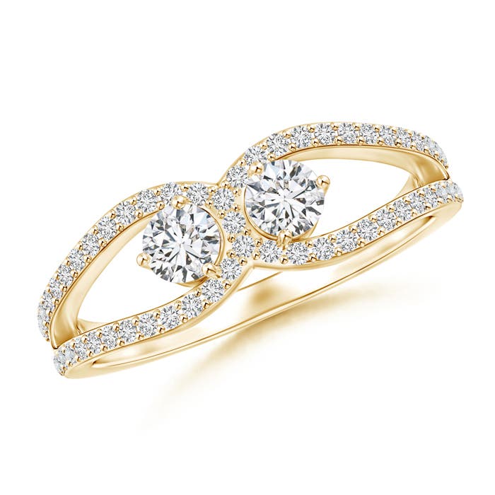 H, SI2 / 0.59 CT / 14 KT Yellow Gold