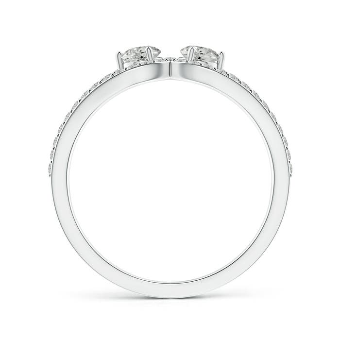 K, I3 / 0.59 CT / 14 KT White Gold