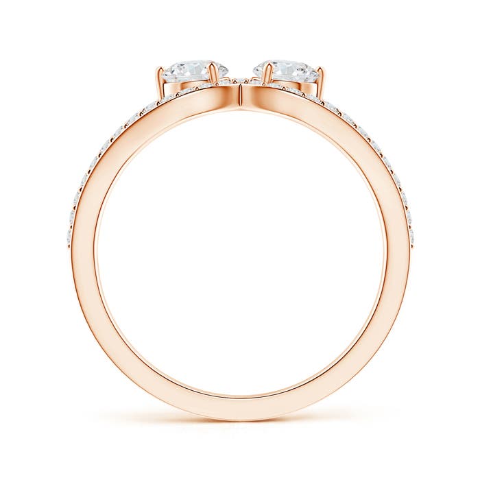 G, VS2 / 0.81 CT / 14 KT Rose Gold