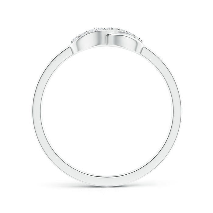1.1mm GVS2 Sideways Twist Diamond Accent Infinity Ring in P950 Platinum Side-1