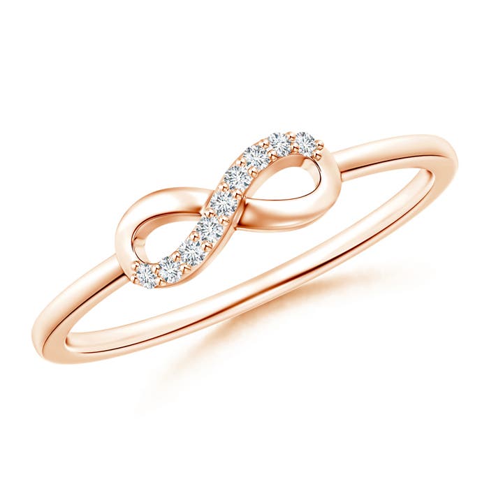 G, VS2 / 0.05 CT / 14 KT Rose Gold