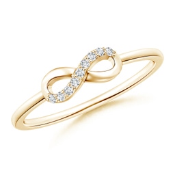 Fashion Yellow Gold Lab Grown Diamond Rings