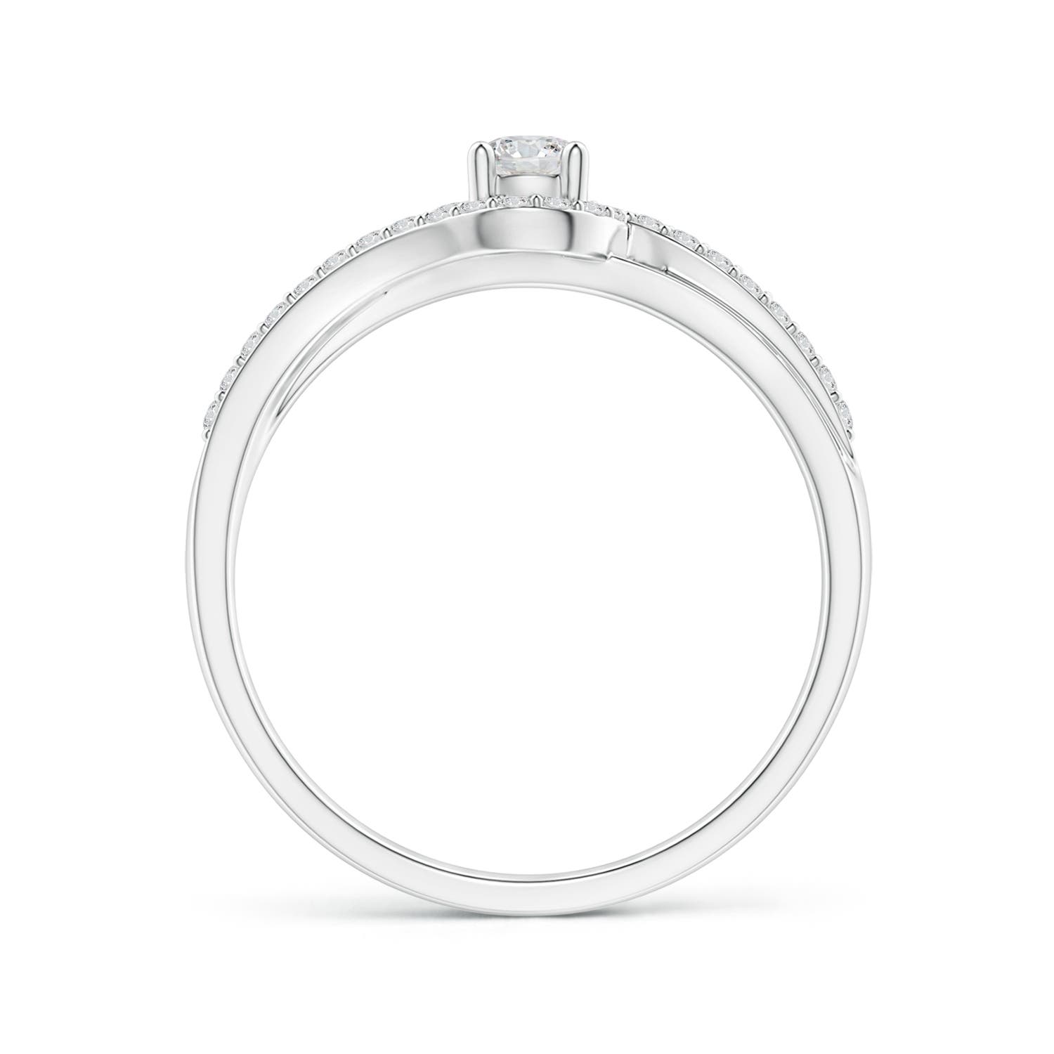 H, SI2 / 0.41 CT / 14 KT White Gold