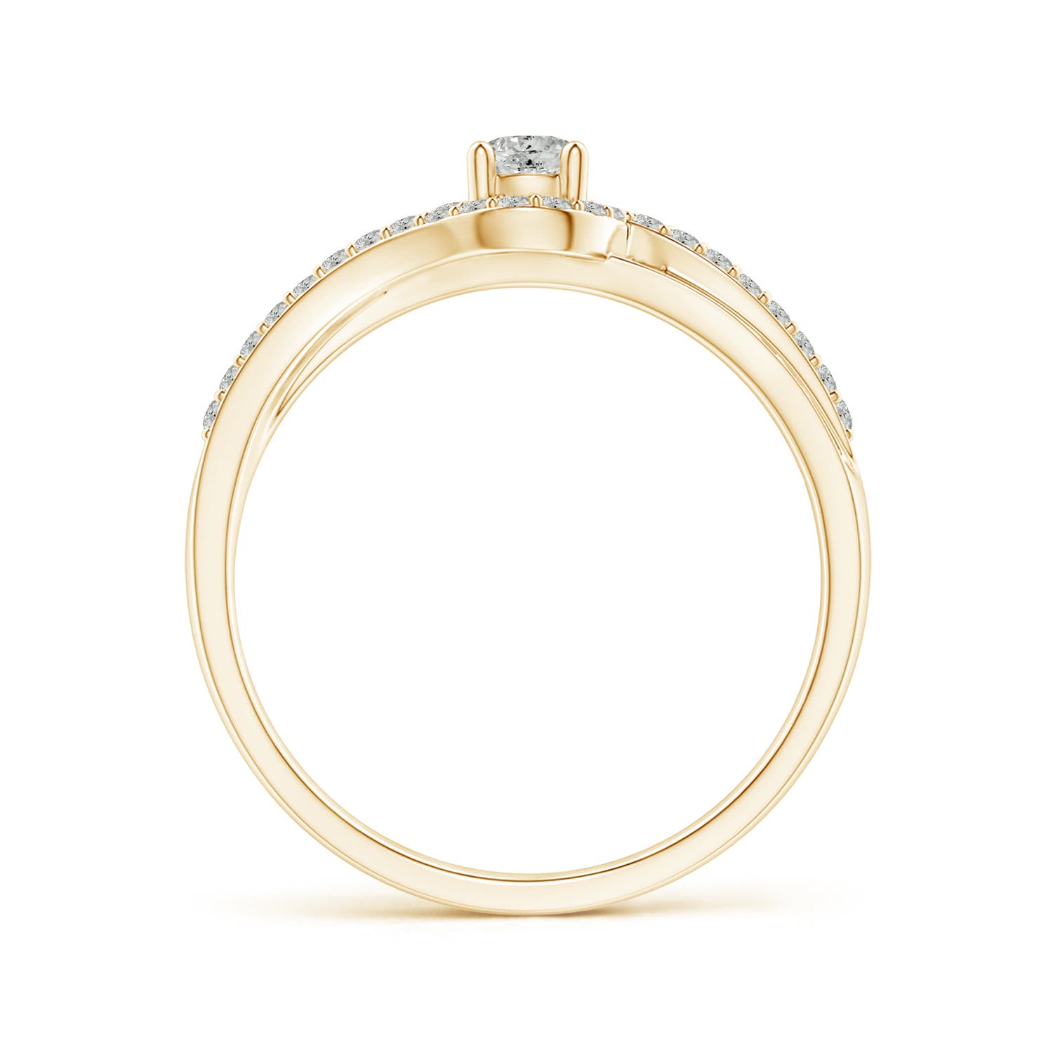 K, I3 / 0.41 CT / 14 KT Yellow Gold
