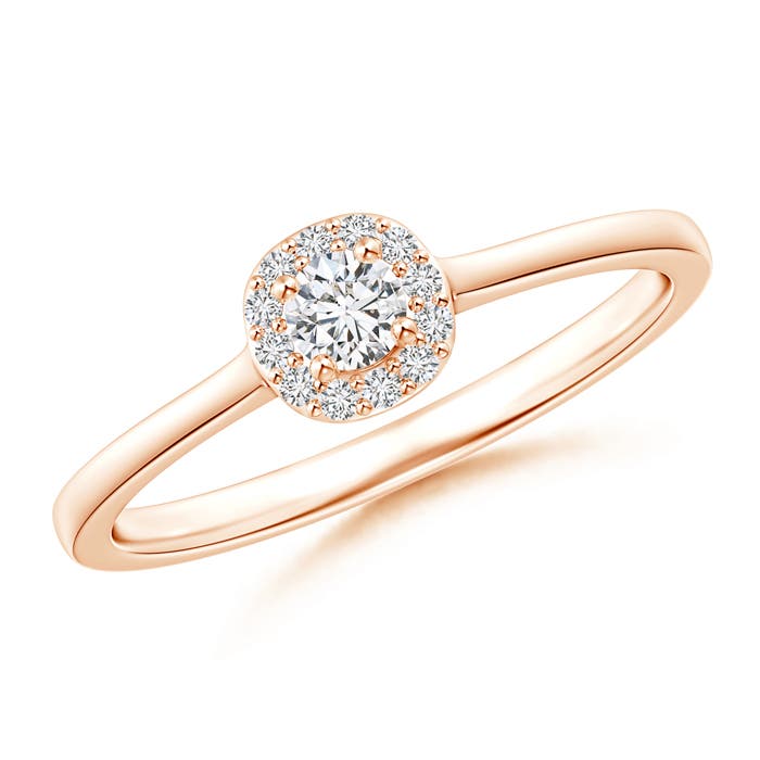 H, SI2 / 0.2 CT / 14 KT Rose Gold