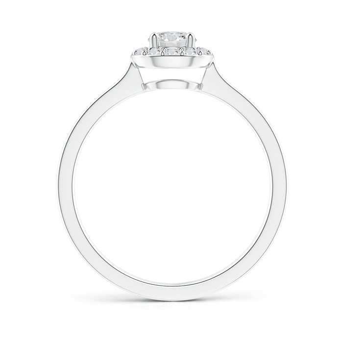 4.2mm HSI2 Classic Prong-Set Round Diamond Halo Ring in White Gold product image