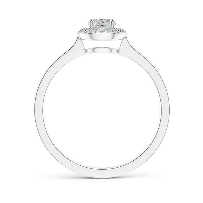 4.2mm KI3 Classic Prong-Set Round Diamond Halo Ring in White Gold product image