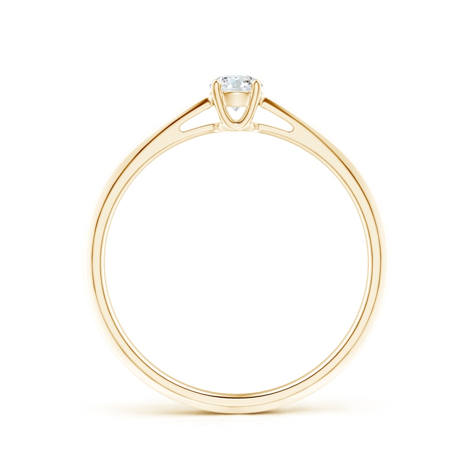 3.4mm GVS2 Knife-Edged Classic Round Diamond Solitaire Ring in 10K Yellow Gold side-1