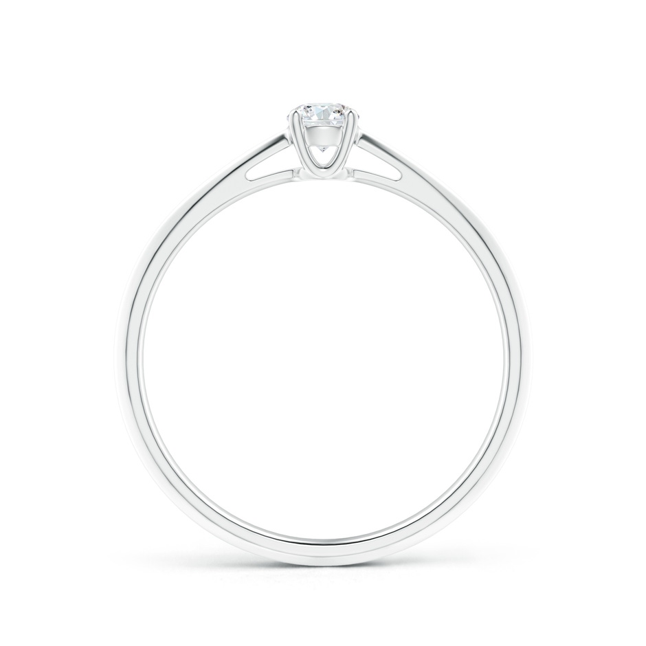 3.4mm GVS2 Knife-Edged Classic Round Diamond Solitaire Ring in White Gold side-1