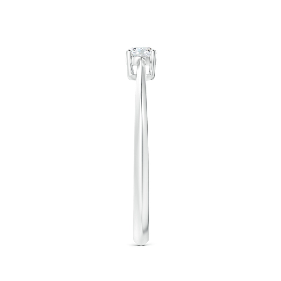 3.4mm GVS2 Knife-Edged Classic Round Diamond Solitaire Ring in White Gold side-2