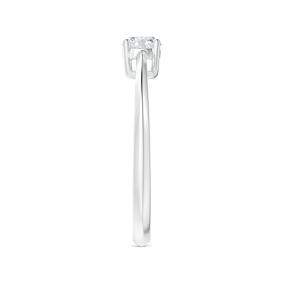 4.4mm GVS2 Knife-Edged Classic Round Diamond Solitaire Ring in P950 Platinum side-2