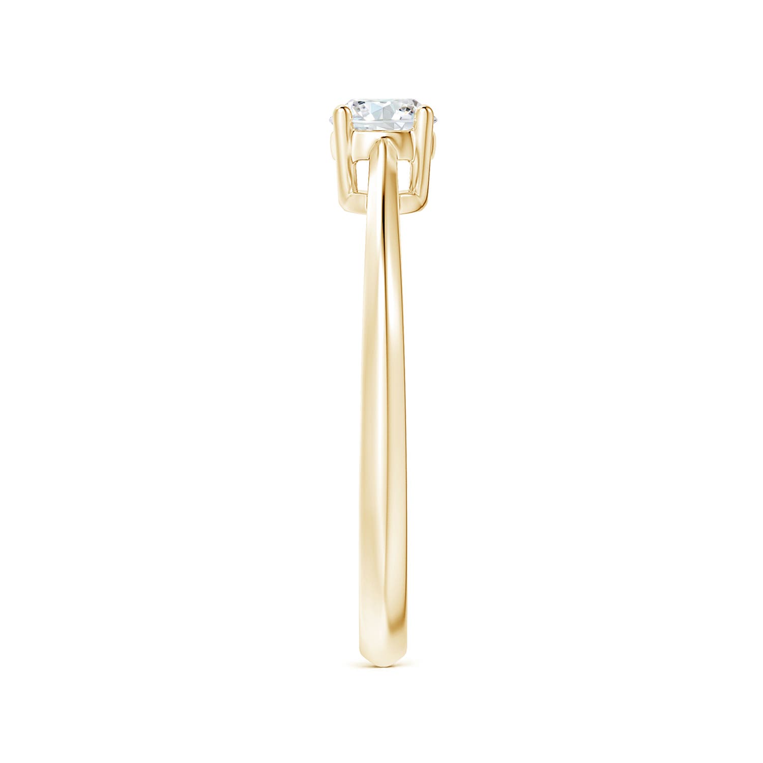 F-G, VS / 0.33 CT / 14 KT Yellow Gold