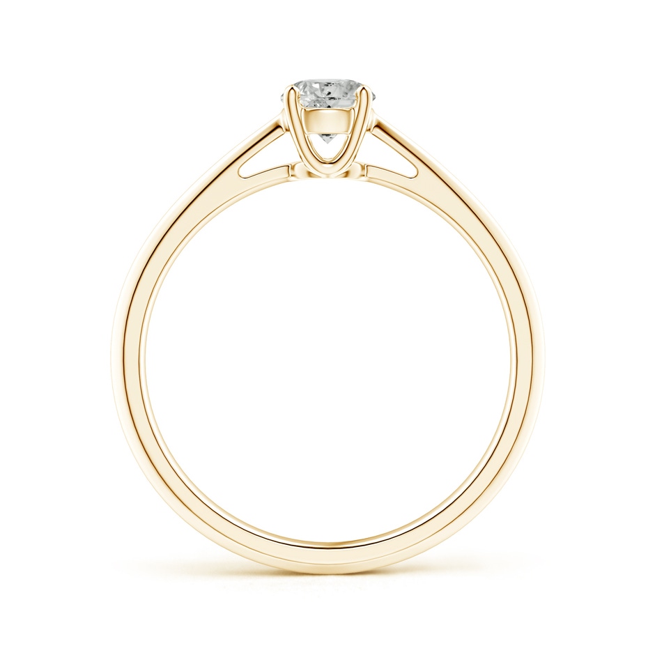 4.4mm KI3 Knife-Edged Classic Round Diamond Solitaire Ring in Yellow Gold side-1