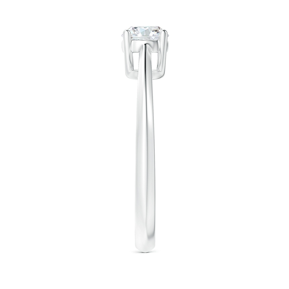 5.1mm GVS2 Knife-Edged Classic Round Diamond Solitaire Ring in White Gold side-2