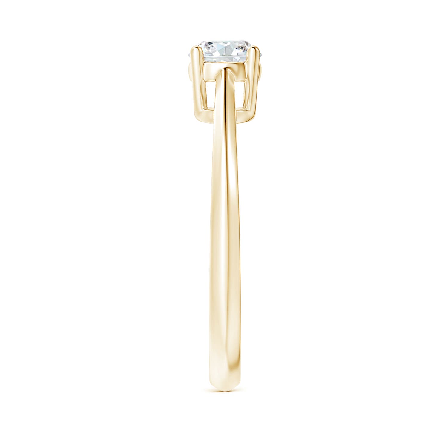 F-G, VS / 0.5 CT / 14 KT Yellow Gold