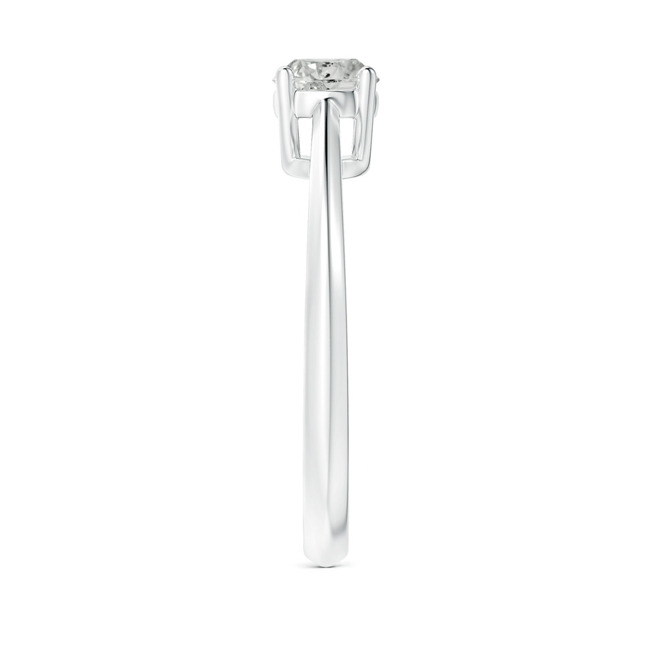 5.1mm KI3 Knife-Edged Classic Round Diamond Solitaire Ring in P950 Platinum side-2