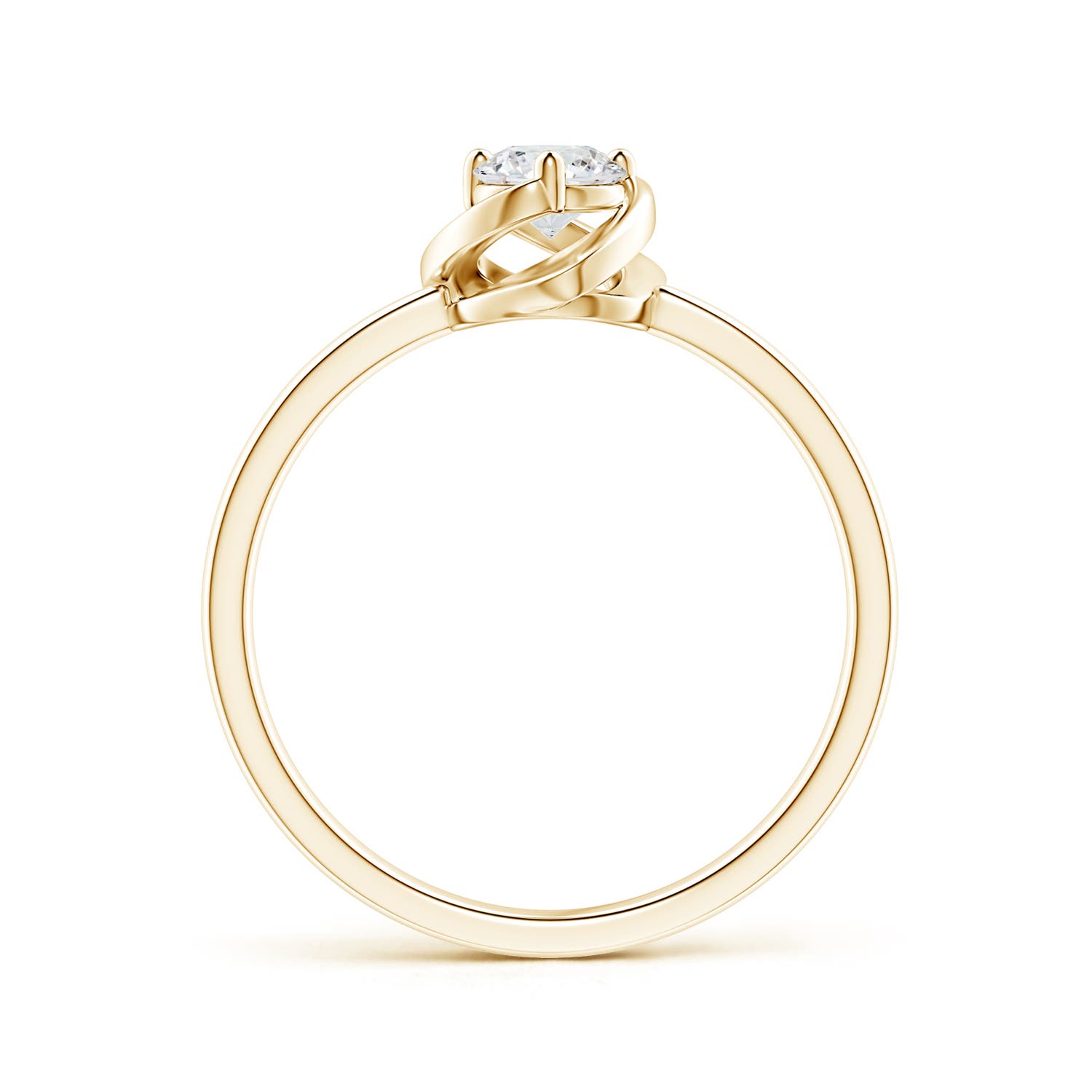 F-G, VS / 0.33 CT / 14 KT Yellow Gold