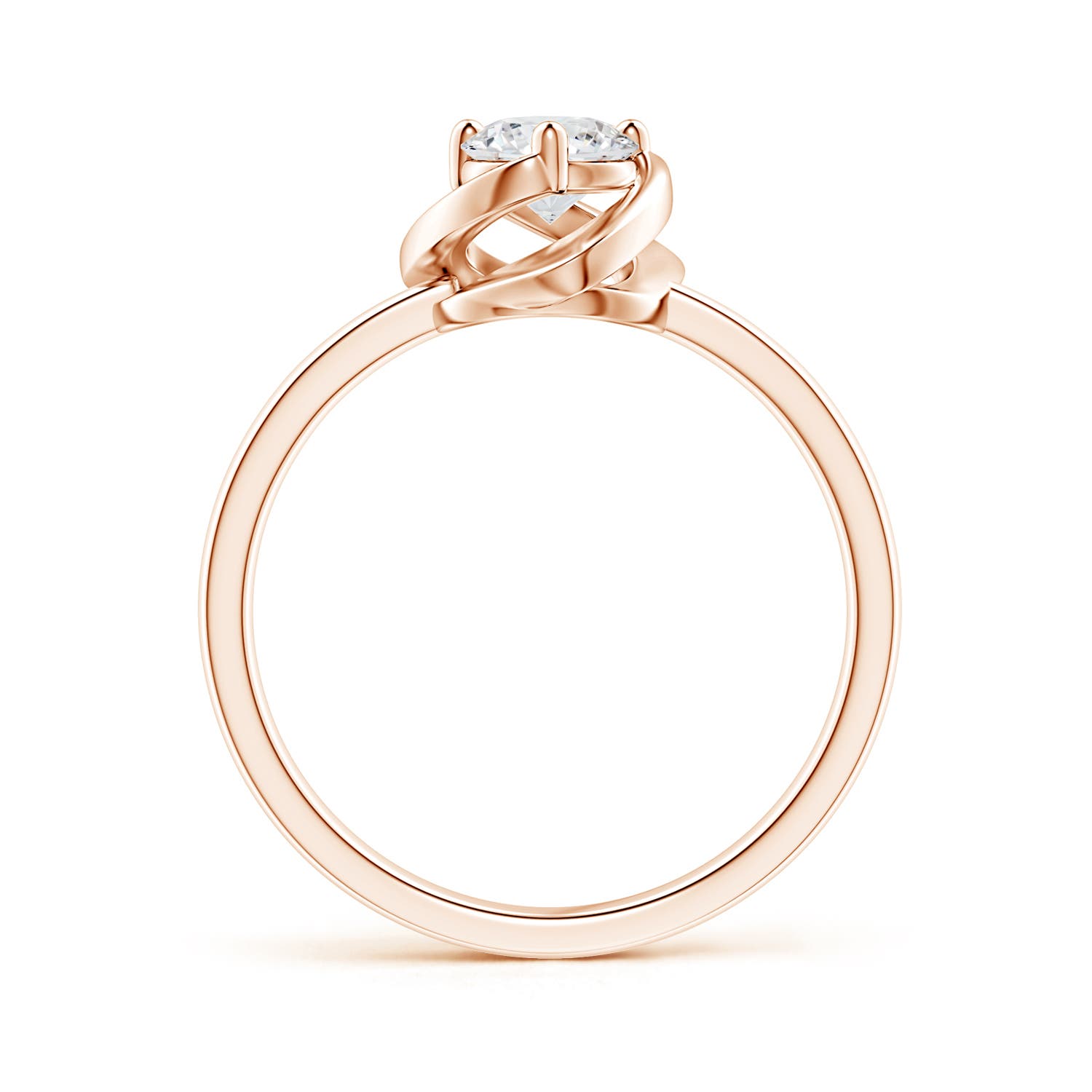 F-G, VS / 0.5 CT / 14 KT Rose Gold