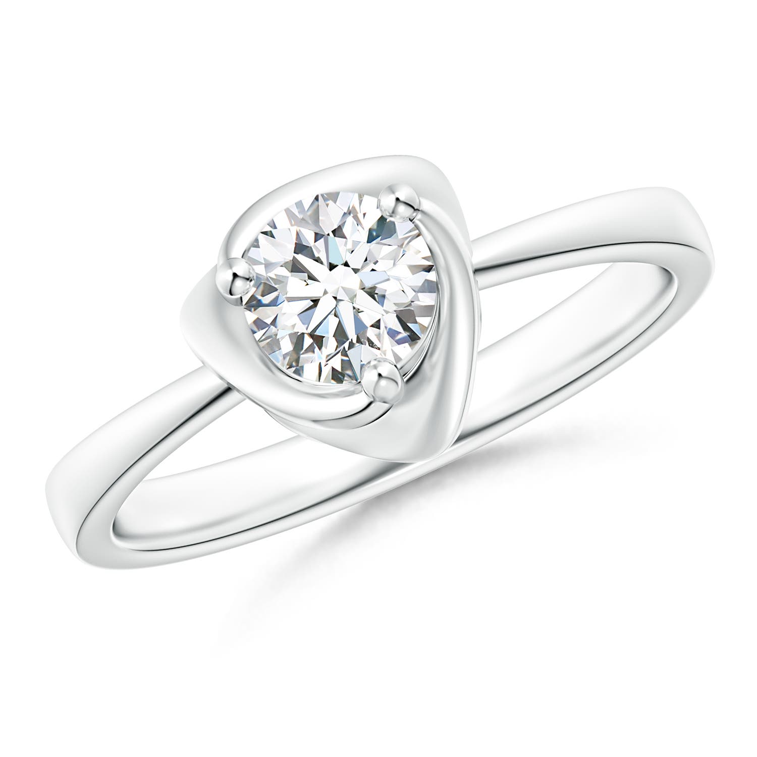 F-G, VS / 0.5 CT / 14 KT White Gold