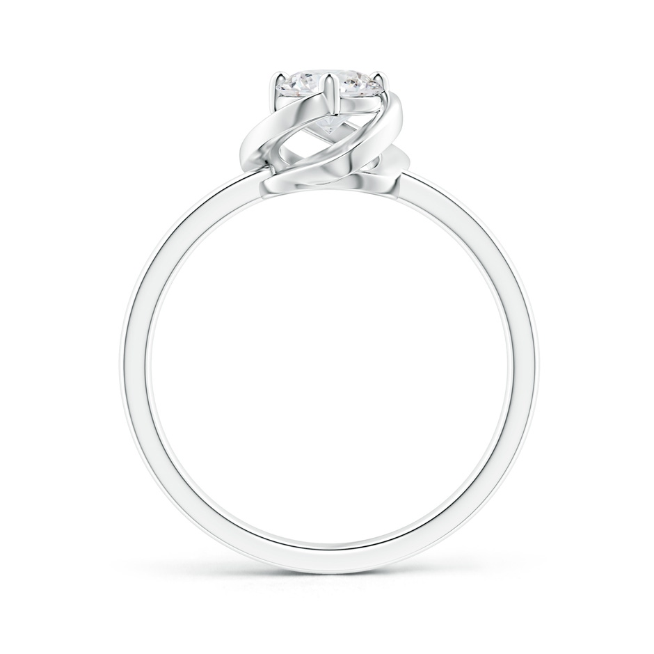 5.1mm GVS2 Solitaire Diamond Floral Ring in White Gold side-1