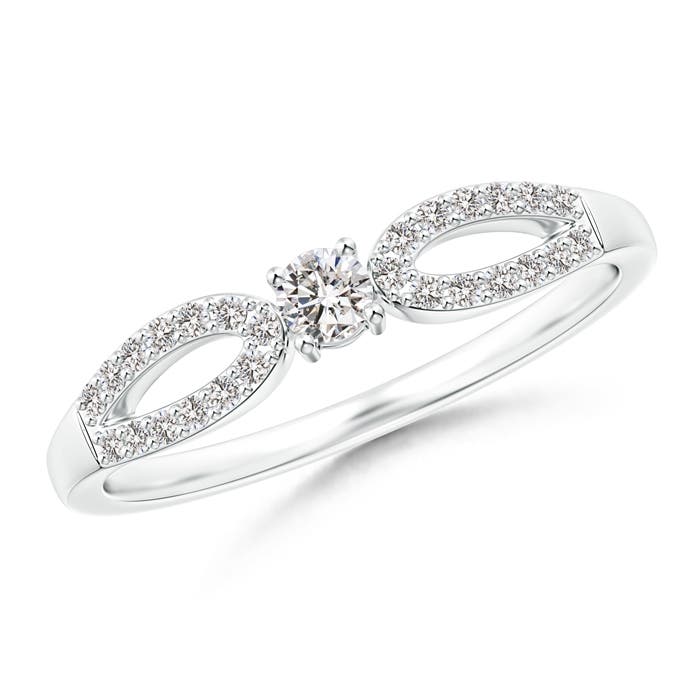 I-J, I1-I2 / 0.22 CT / 14 KT White Gold