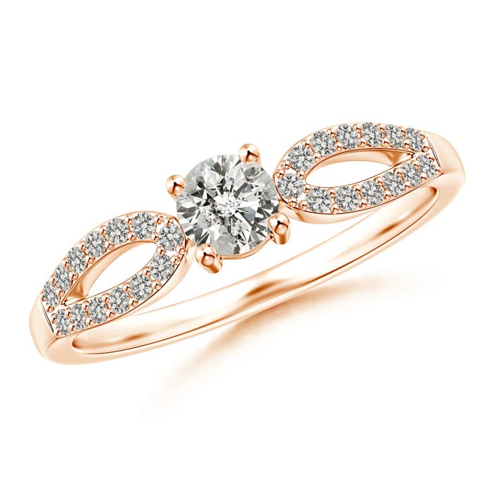 K, I3 / 0.46 CT / 14 KT Rose Gold