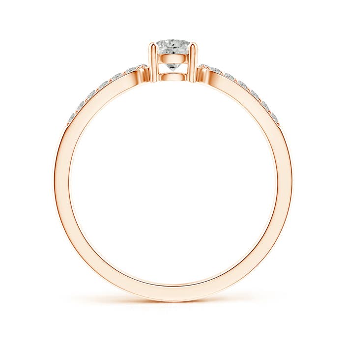 K, I3 / 0.46 CT / 14 KT Rose Gold