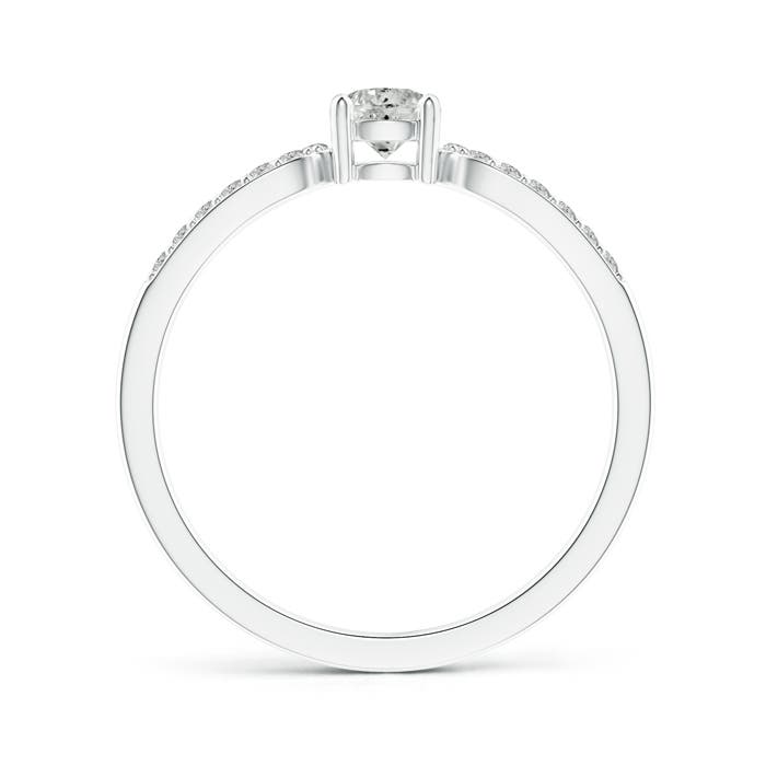 K, I3 / 0.46 CT / 14 KT White Gold