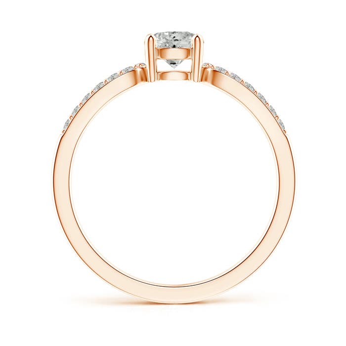 K, I3 / 0.68 CT / 14 KT Rose Gold