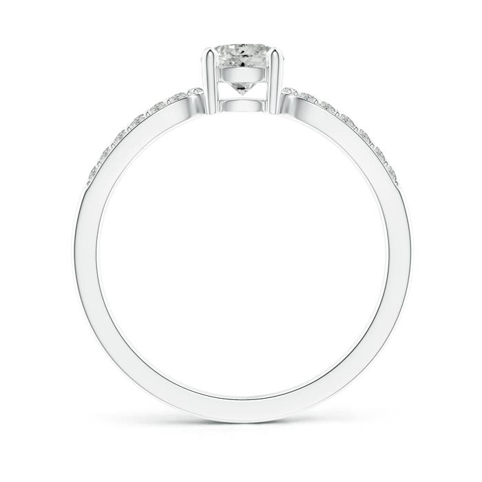 K, I3 / 0.68 CT / 14 KT White Gold