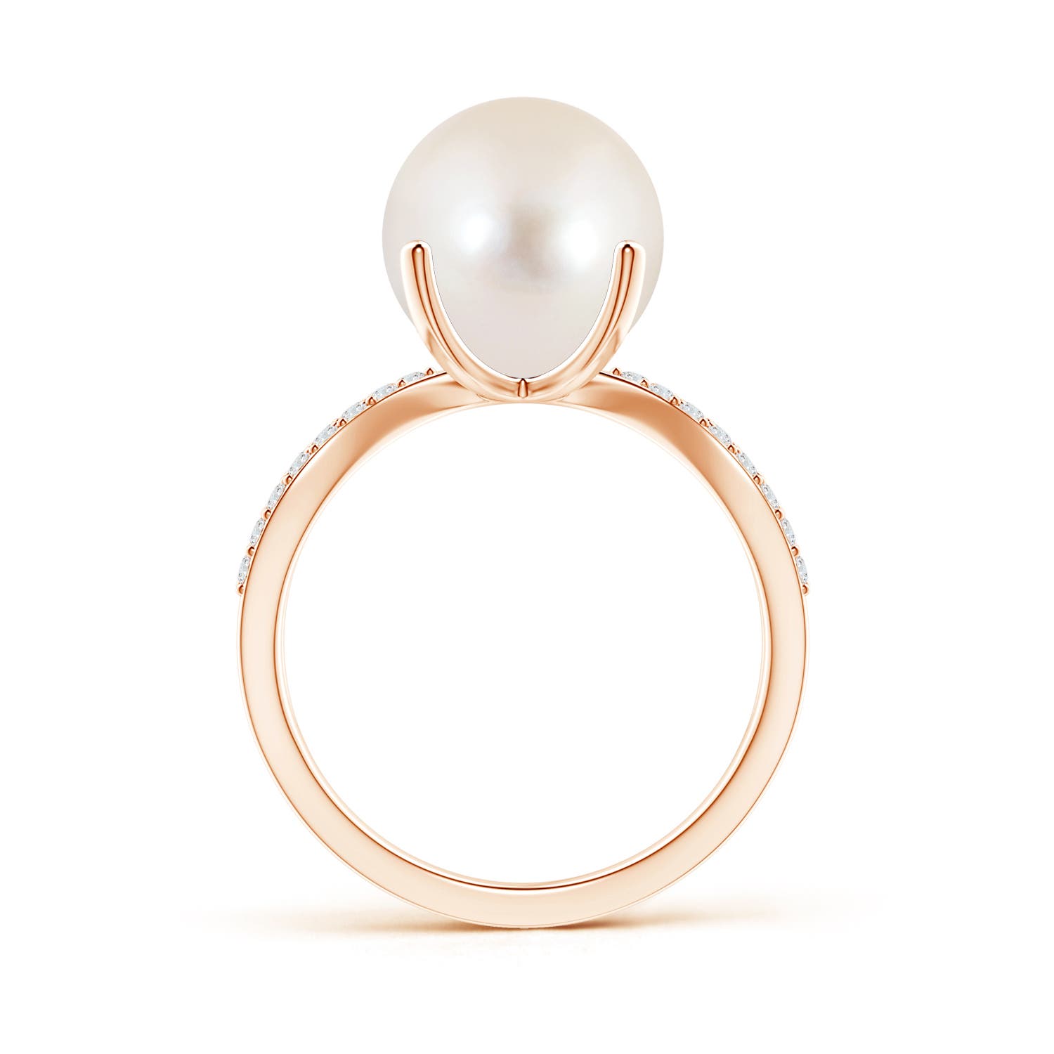 AAAA / 7.44 CT / 14 KT Rose Gold