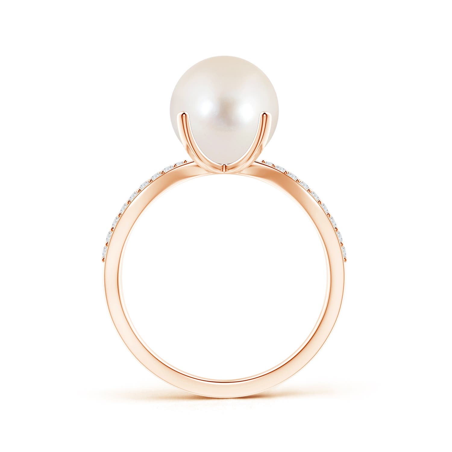 AAAA / 5.45 CT / 14 KT Rose Gold