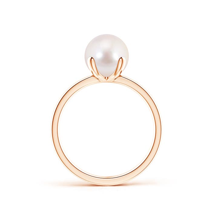 Classic Solitaire Japanese Akoya Pearl Ring