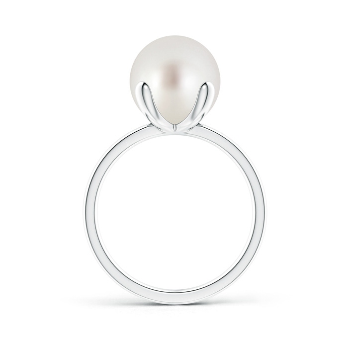 10mm AAA Classic Solitaire South Sea Pearl Ring in White Gold product image