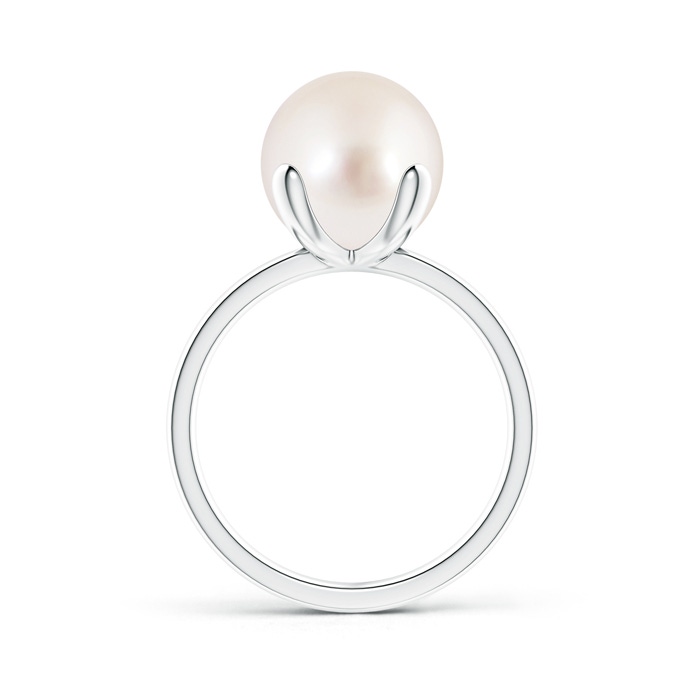 10mm AAAA Classic Solitaire South Sea Pearl Ring in White Gold product image