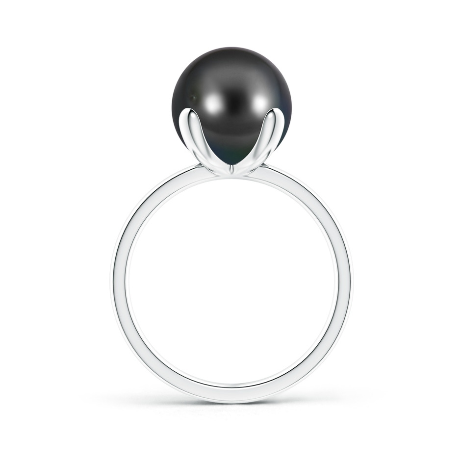 10mm AA Classic Solitaire Tahitian Pearl Ring in White Gold product image